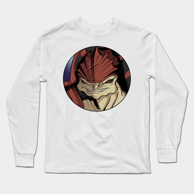 Wrex Long Sleeve T-Shirt by Elisamakesart